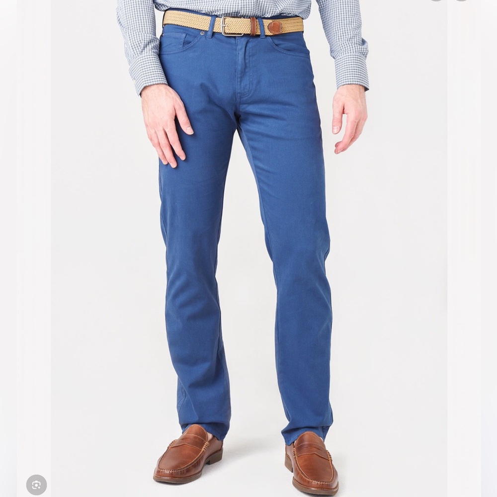 Peter Millar Ultimate Five-Pocket Pant Blue Size 40/34